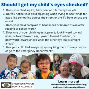 Should I get my child's eyes checked?