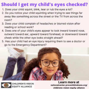 Should I get my child's eyes checked?