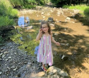 Child with glasses