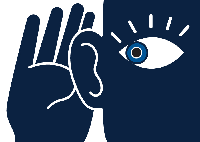 13th annual Focus on Eye Health Summit Logo: Being Seen and Heard