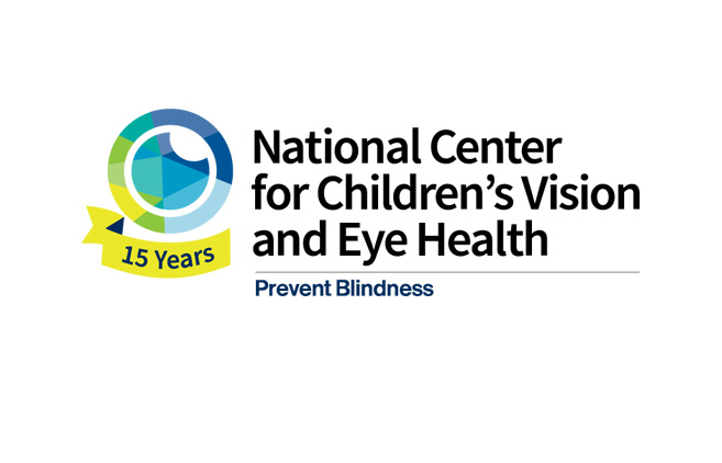 National Center for Children's Vision and Eye Health at Prevent Blindness - 15th anniversary logo